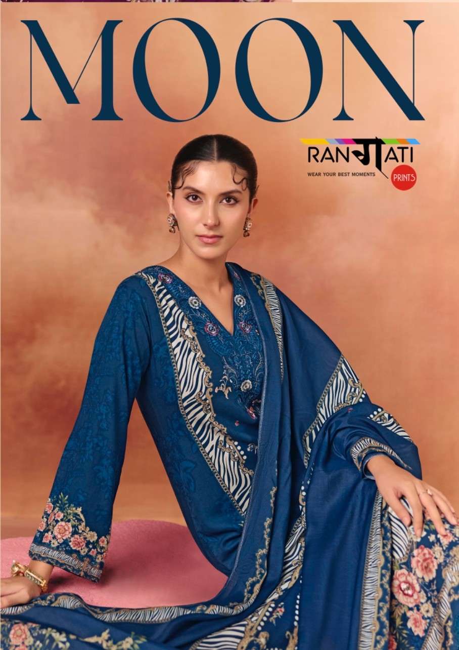 Rangati Prints Moon Pure Pashmina Digital Print Salwar Suit
