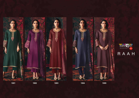 Rangati Prints Raah Winter Collection Premium Unstitched Suits