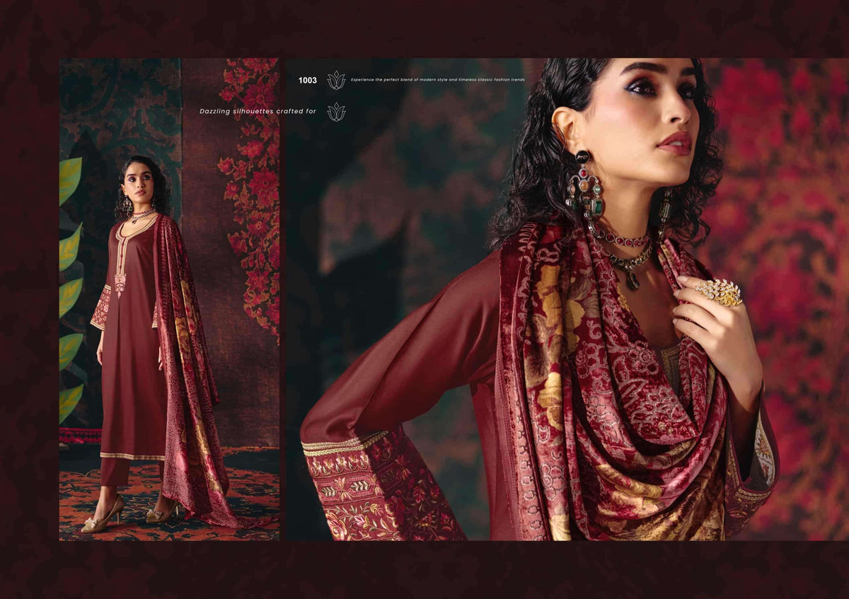 Rangati Prints Raah Winter Collection Premium Unstitched Suits