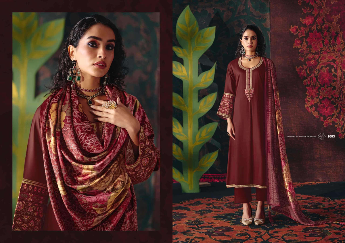 Rangati Prints Raah Winter Collection Premium Unstitched Suits