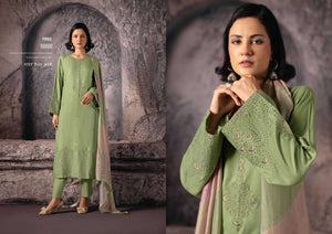 Rangati Prints Zarina Pure Pashmina Winter Wear Dress Material