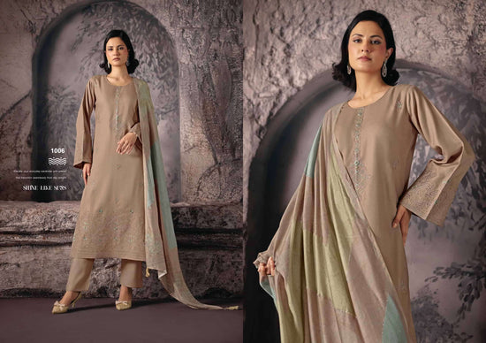 Rangati Prints Zarina Pure Pashmina Winter Wear Dress Material