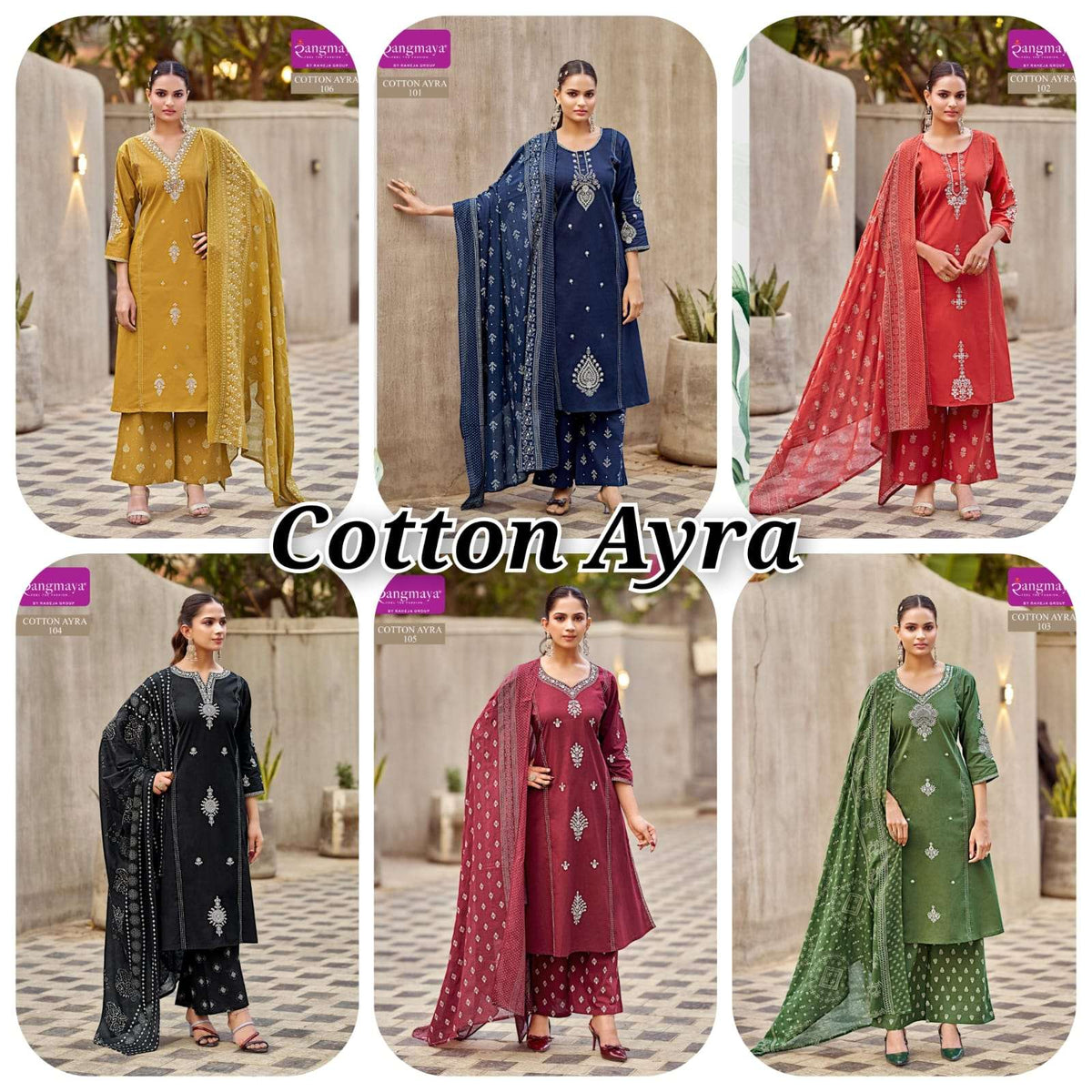 Rangmaya Cotton Arya - Amrah Wholesale