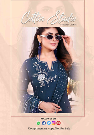 Rangmaya Cotton Studio Cotton Jacquard Kurti Bottom Dupatta Set