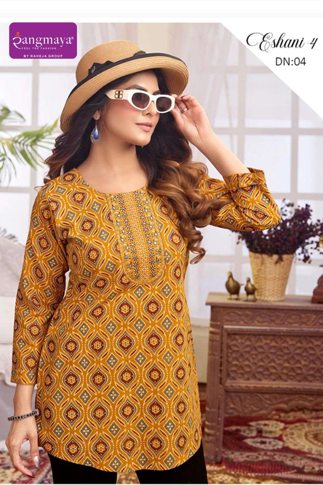 Rangmaya Eshani Vol 4 Cotton Printed Tops - Amrah Wholesale