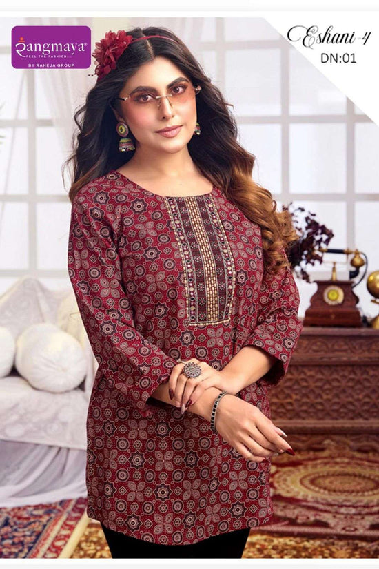 Rangmaya Eshani Vol 4 Cotton Printed Tops - Amrah Wholesale