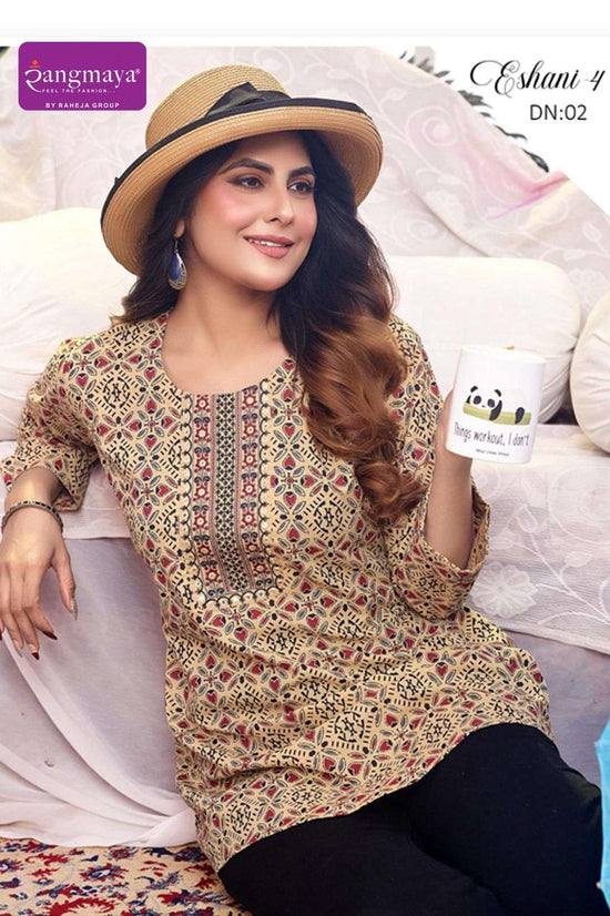 Rangmaya Eshani Vol 4 Cotton Printed Tops - Amrah Wholesale