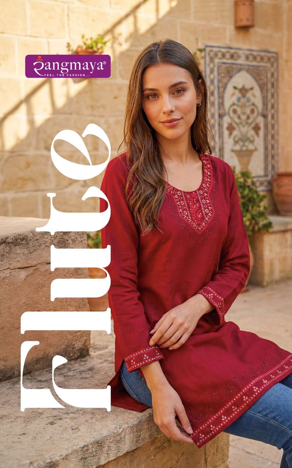 Rangmaya Flute Verican Western Wear Tunic Tops - Amrah Wholesale