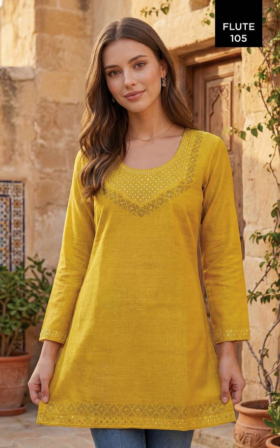 Rangmaya Flute Verican Western Wear Tunic Tops - Amrah Wholesale