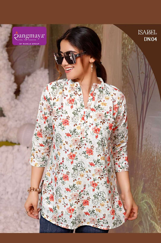 Rangmaya Isabel Chicken Fabric Ladies Western Tops
