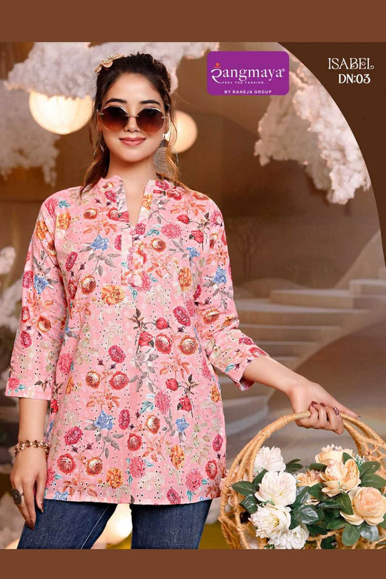 Rangmaya Isabel Chicken Fabric Ladies Western Tops