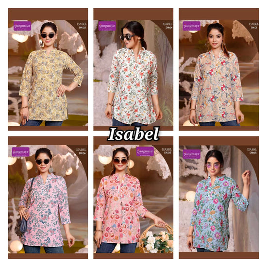 Rangmaya Isabel Chicken Fabric Ladies Western Tops