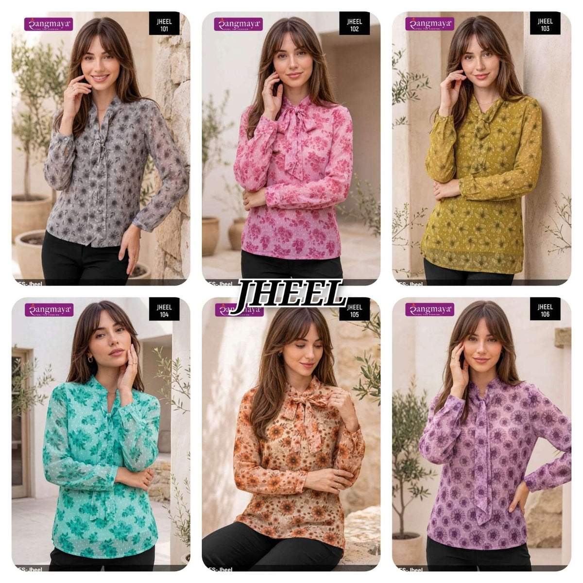 Rangmaya Jheel Chiffon Printed Stitched Tunic Set