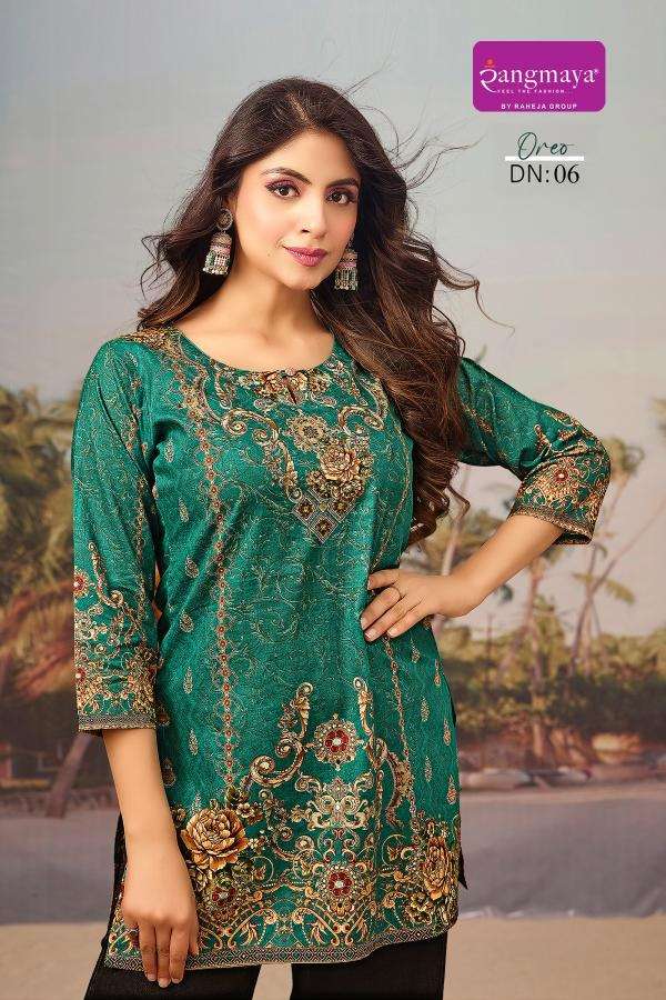 Rangmaya Oreo Cotton Short Tops