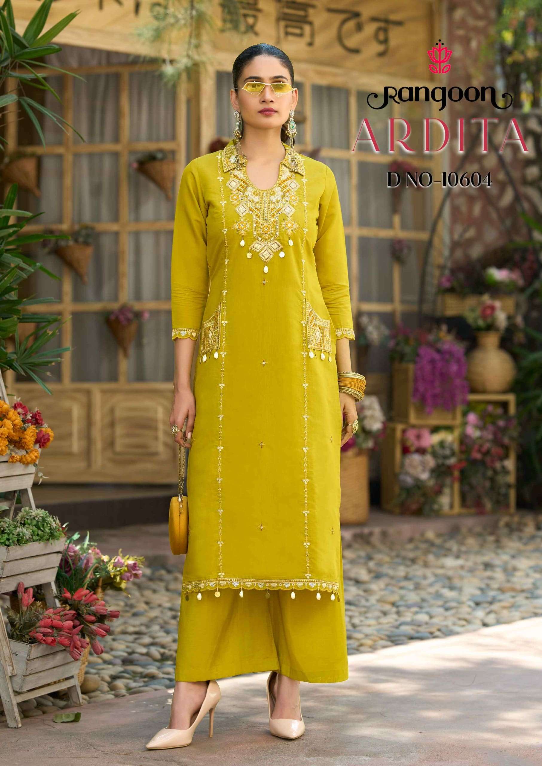 Rangoon Ardita 10601–10604 Viscose Salwar Suit Set