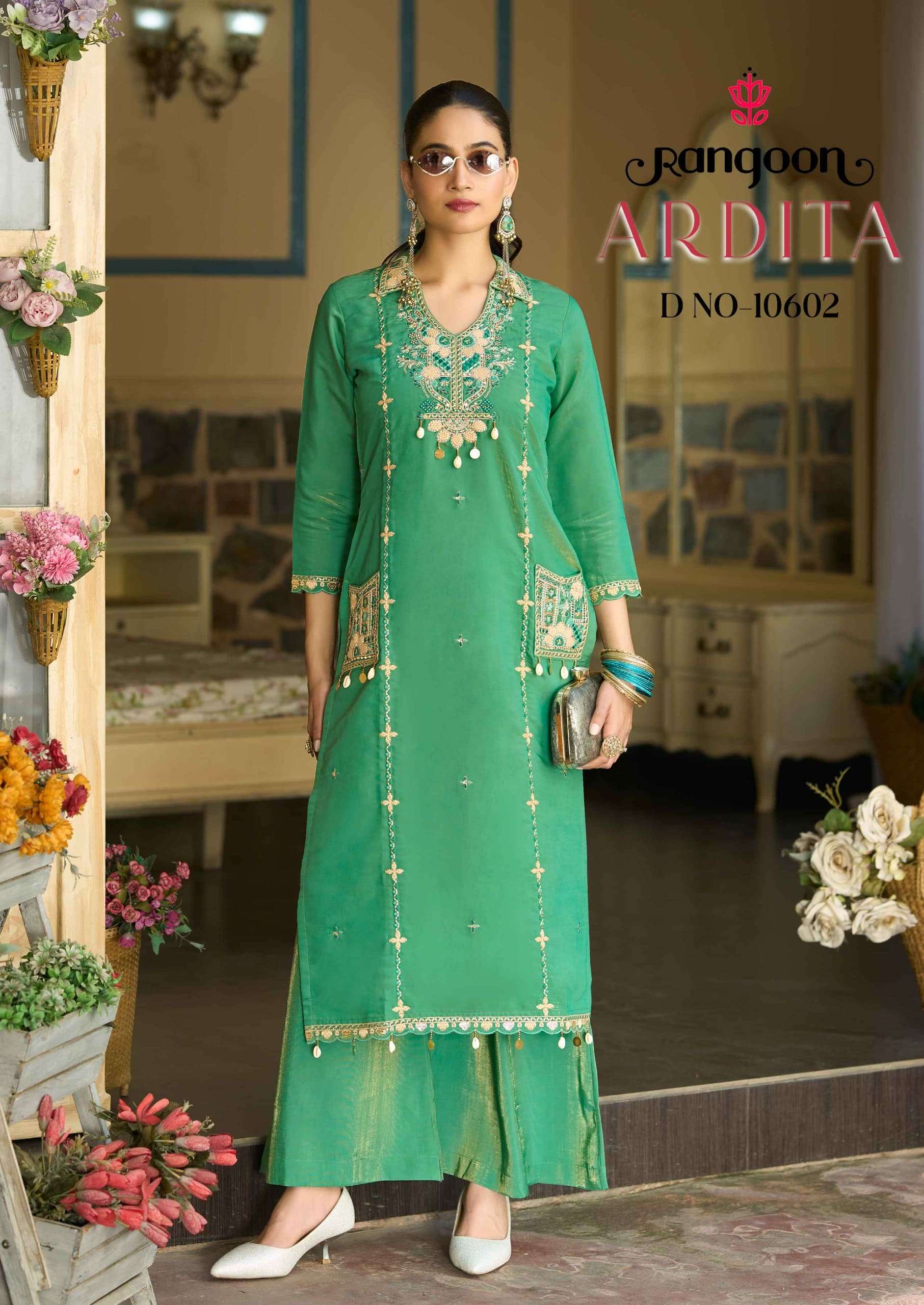 Rangoon Ardita 10601–10604 Viscose Salwar Suit Set