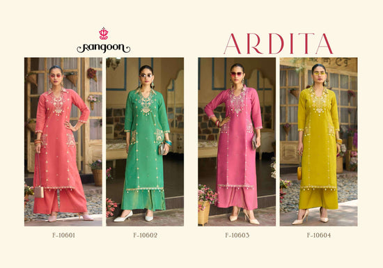 Rangoon Ardita 10601–10604 Viscose Salwar Suit Set