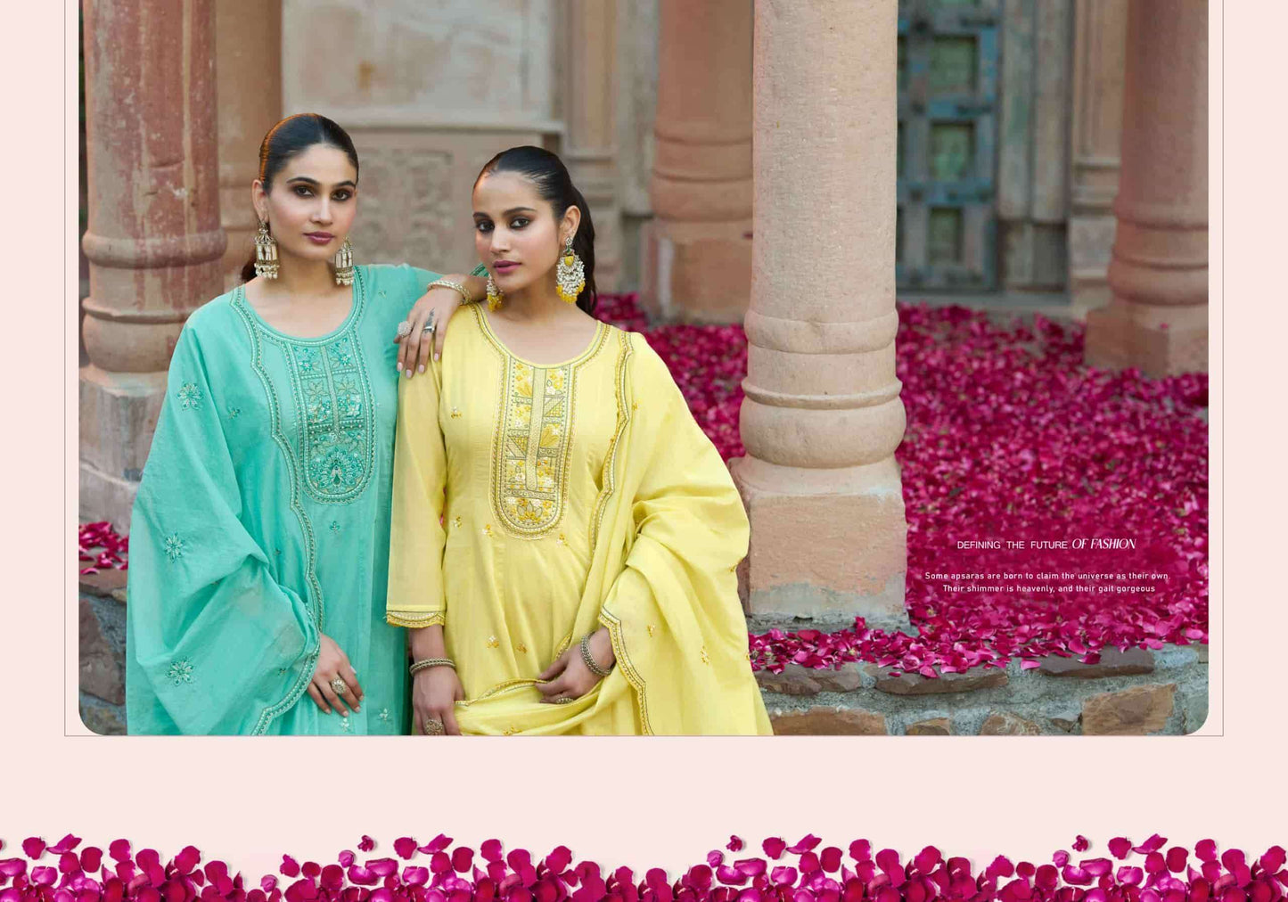 Rangoon Chakori Mal Chanderi Salwar Suit Set