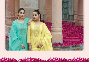 Rangoon Chakori Mal Chanderi Salwar Suit Set