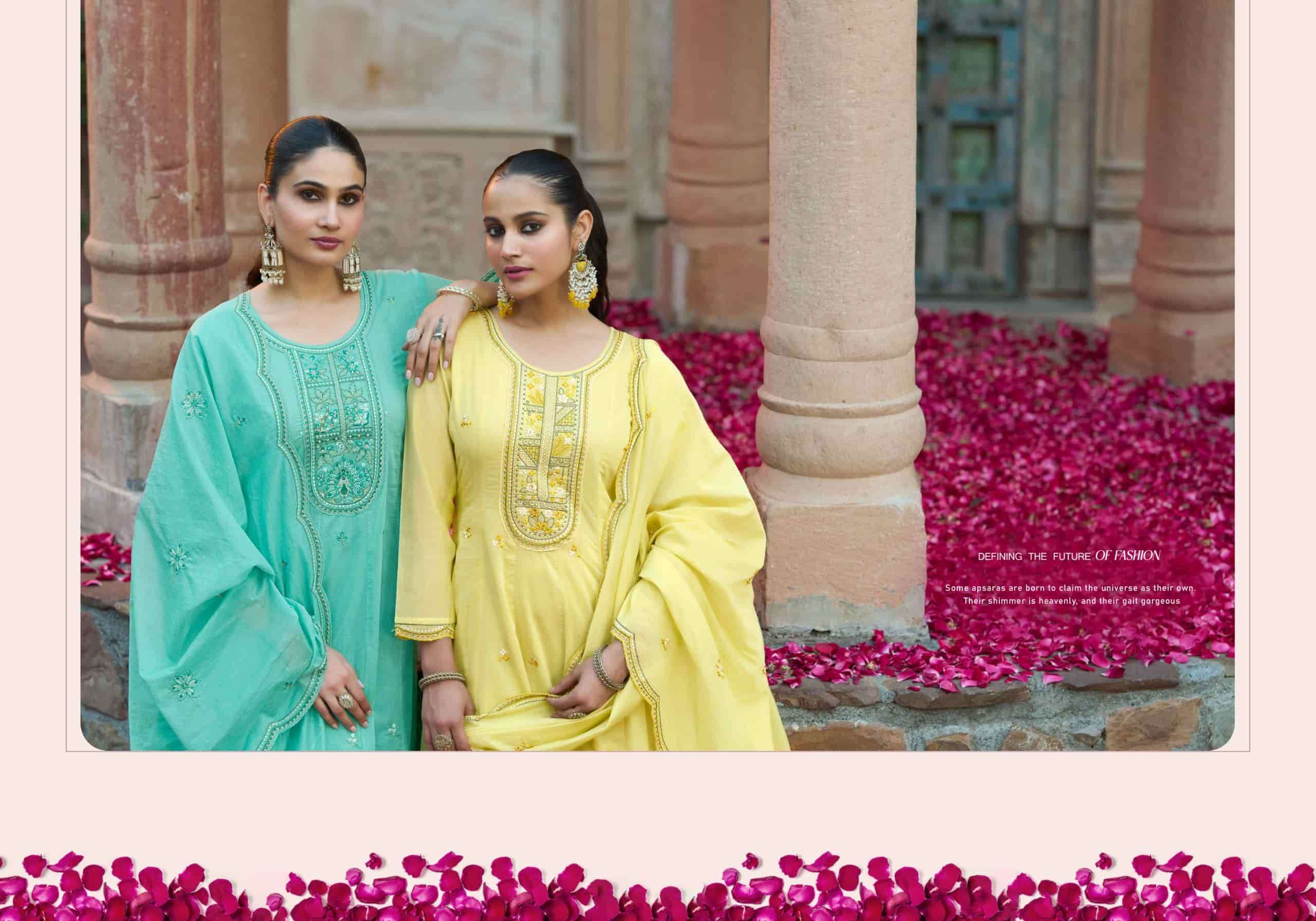 Rangoon Chakori Mal Chanderi Salwar Suit Set