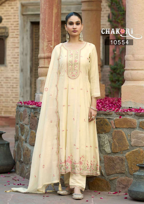 Rangoon Chakori Mal Chanderi Salwar Suit Set