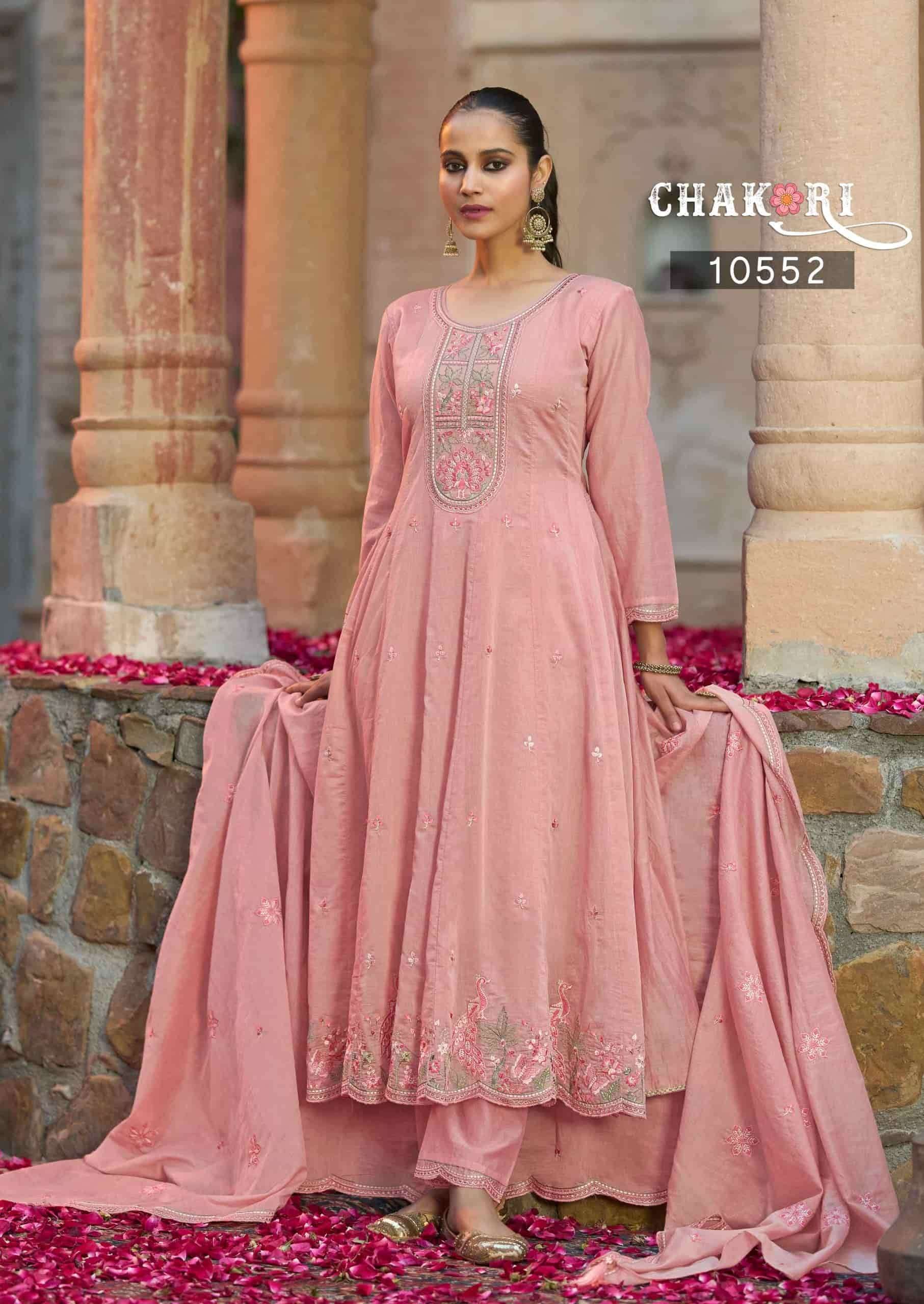 Rangoon Chakori Mal Chanderi Salwar Suit Set
