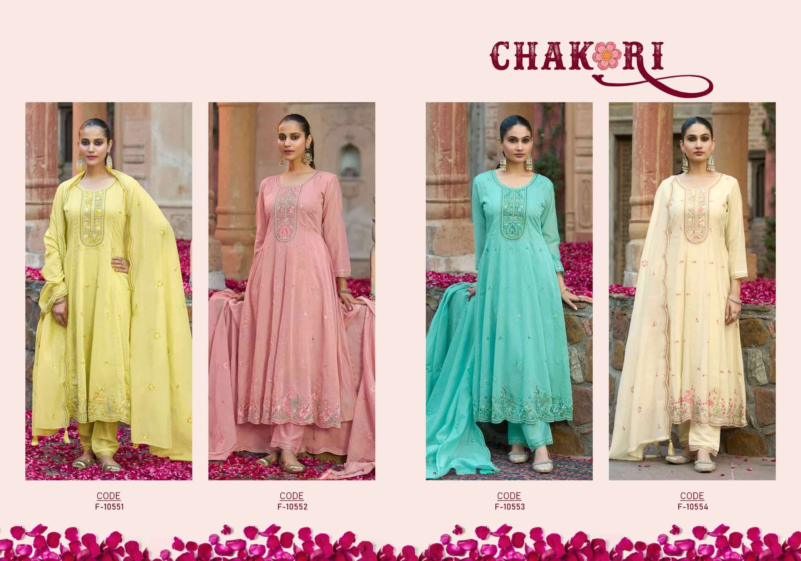 Rangoon Chakori Mal Chanderi Salwar Suit Set