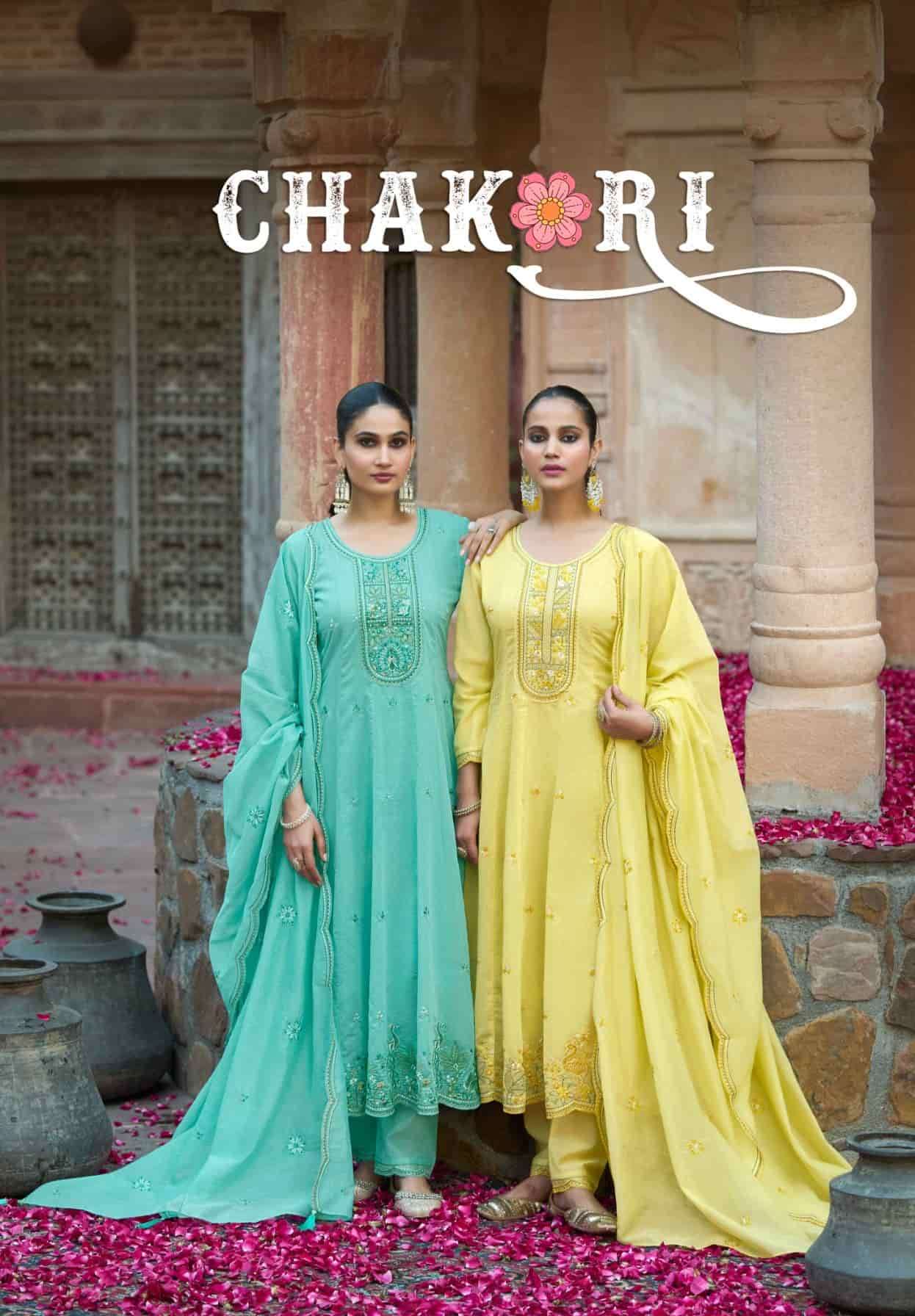 Rangoon Chakori Mal Chanderi Salwar Suit Set
