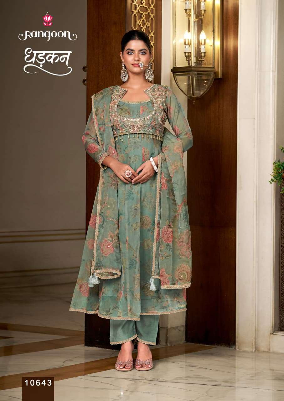 Rangoon Dhadkan Viscose Nyra Stitched Salwar Suit Set - Amrah Wholesale