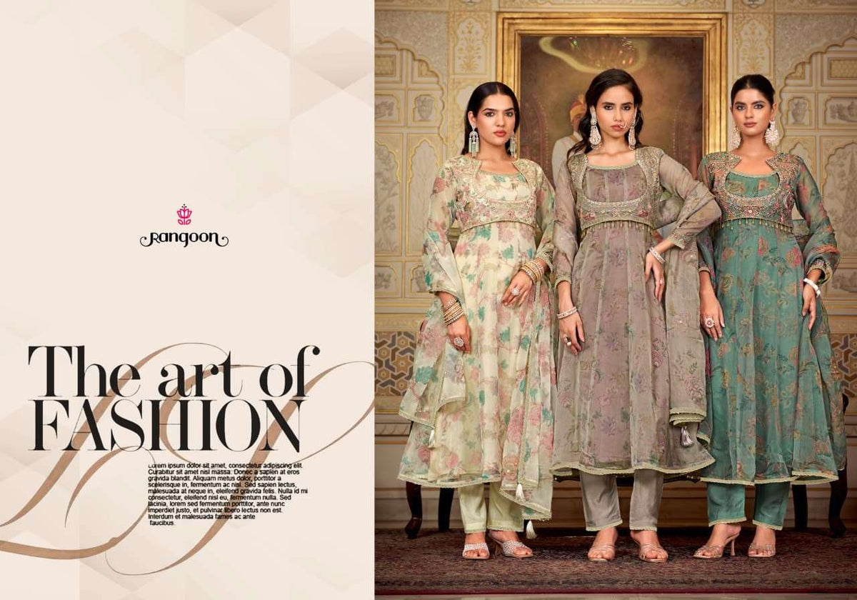 Rangoon Dhadkan Viscose Nyra Stitched Salwar Suit Set - Amrah Wholesale