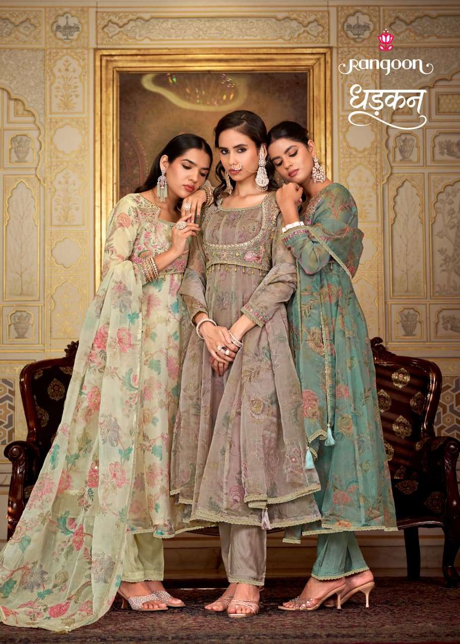 Rangoon Dhadkan Viscose Nyra Stitched Salwar Suit Set - Amrah Wholesale