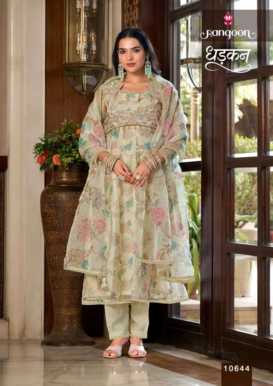 Rangoon Dhadkan Viscose Nyra Stitched Salwar Suit Set - Amrah Wholesale