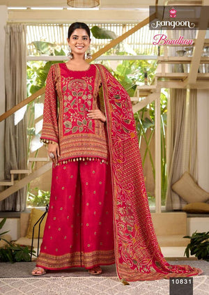 Rangoon Kurti Bandhan Pure Muslin Salwar Suit Set - Amrah Wholesale