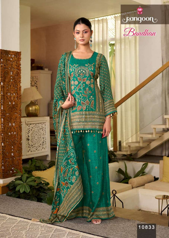 Rangoon Kurti Bandhan Pure Muslin Salwar Suit Set - Amrah Wholesale