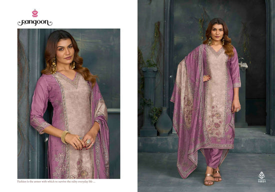 Rangoon Kurti Madhavi Pure Muslin Salwar Suit Set - Amrah Wholesale