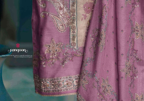 Rangoon Kurti Madhavi Pure Muslin Salwar Suit Set - Amrah Wholesale