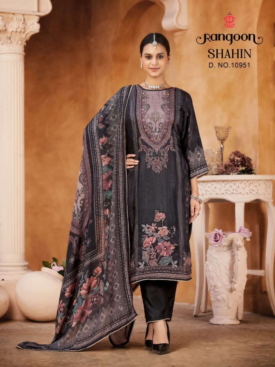 Rangoon Kurti Shahin Premium Pure Muslin Salwar Suit Set - Amrah Wholesale