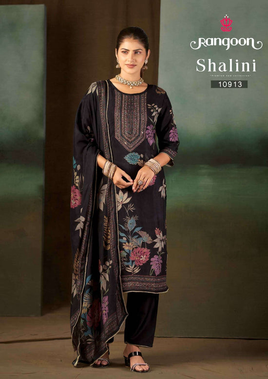 Rangoon Kurti Shalini Pure Muslin Kurti Pant Dupatta Set - Amrah Wholesale
