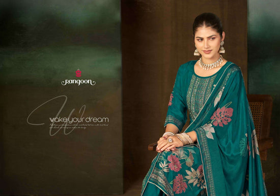 Rangoon Kurti Shalini Pure Muslin Kurti Pant Dupatta Set - Amrah Wholesale
