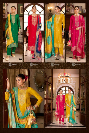 Rangoon Meghana Vol 3 Readymade Fancy 3 Piece Set Wholesale Price