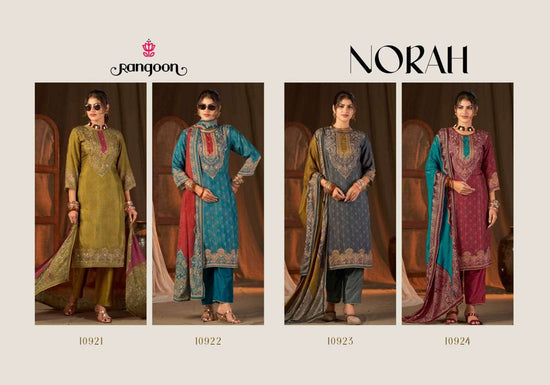 Rangoon Norah Pure Muslin Readymade Salwar Suit Set Wholesale