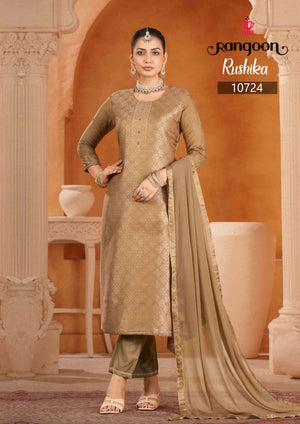Rangoon Rushika Muslin Jacquard Designer Salwar Suit Set
