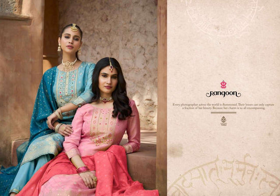 Rangoon Sakshi Simmer Jacquard Salwar Suit Set - Amrah Wholesale
