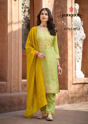 Rangoon Sakshi Simmer Jacquard Salwar Suit Set