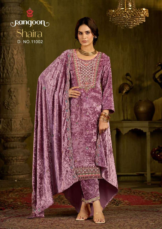 Rangoon Shaira Velvet Salwar Suit Set