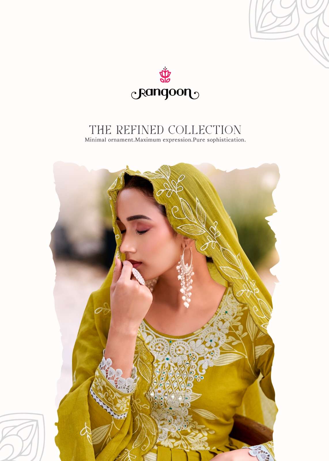 Rangoon Violet Cotton Cambric Salwar Suit Set