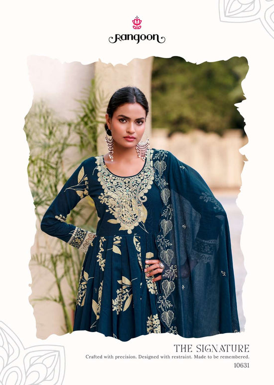 Rangoon Violet Cotton Cambric Salwar Suit Set