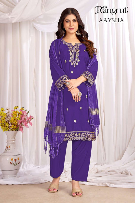 Rangrut Aaysha Crepe Embroidery Ready to Wear Salwar Suit Set