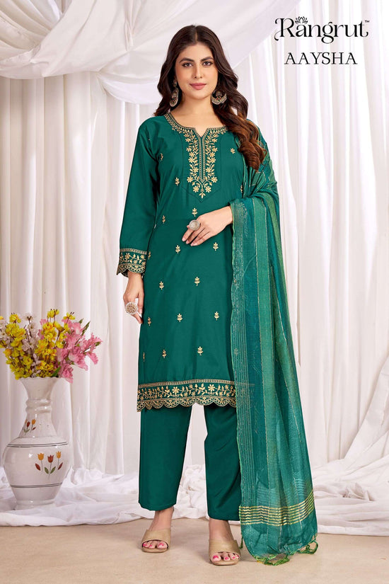 Rangrut Aaysha Crepe Embroidery Ready to Wear Salwar Suit Set