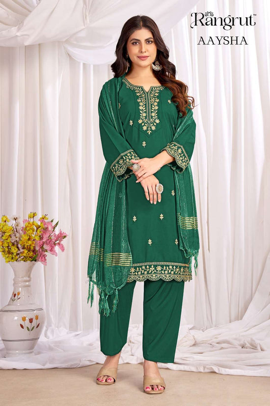 Rangrut Aaysha Crepe Embroidery Ready to Wear Salwar Suit Set